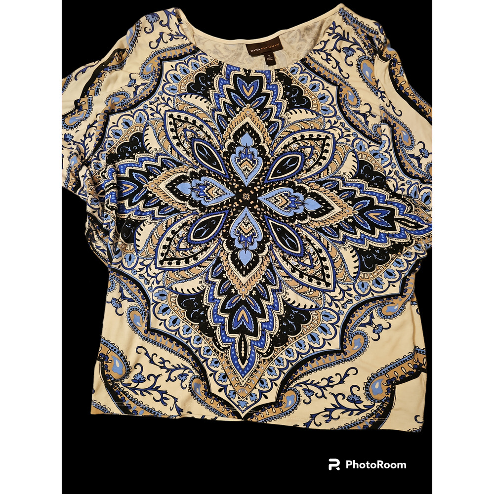 Dana Bushman paisley women'sā size small blouse